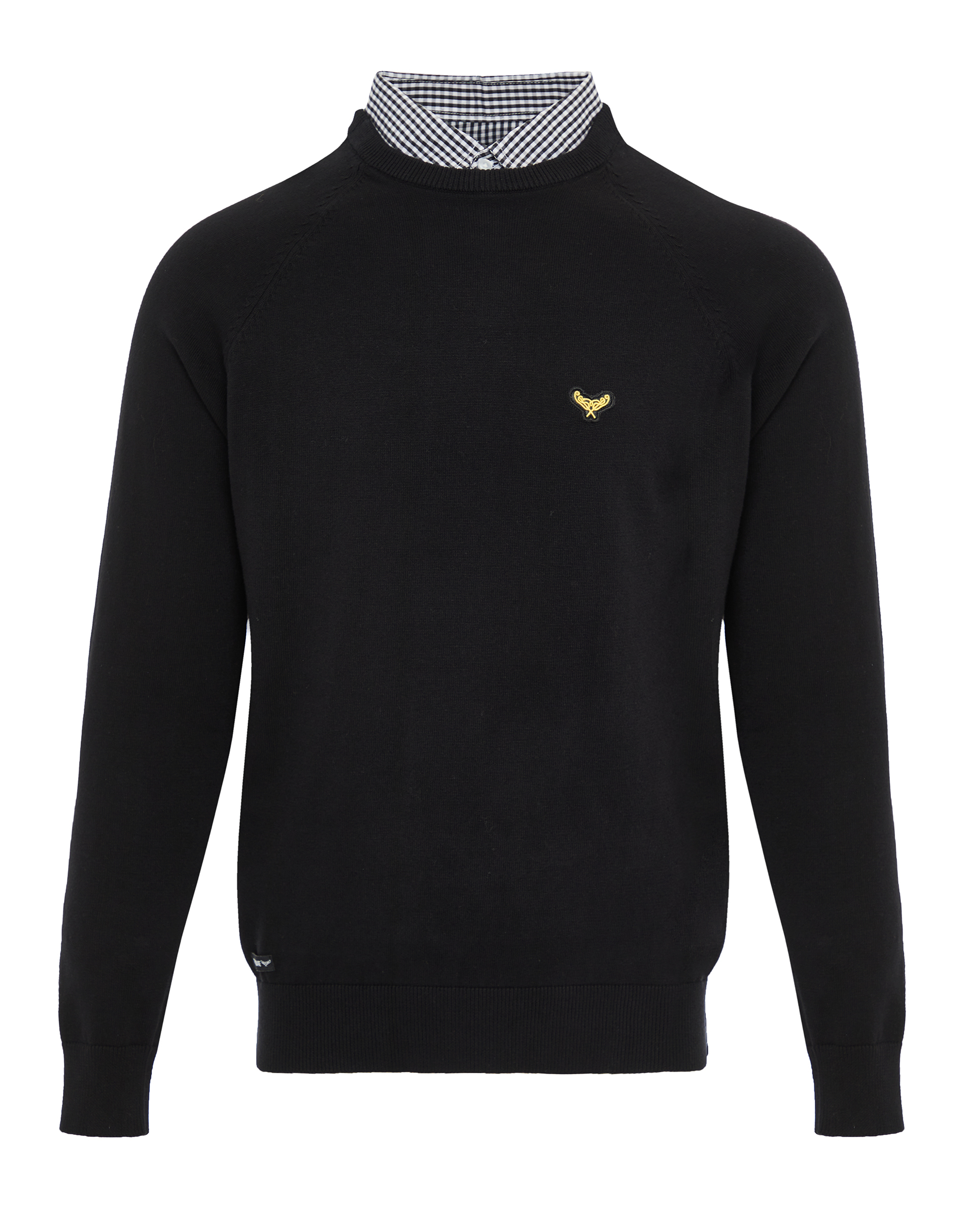 Пуловер Threadbare Strick THB Jumper Pecan, черный пуловер threadbare strick reed черный