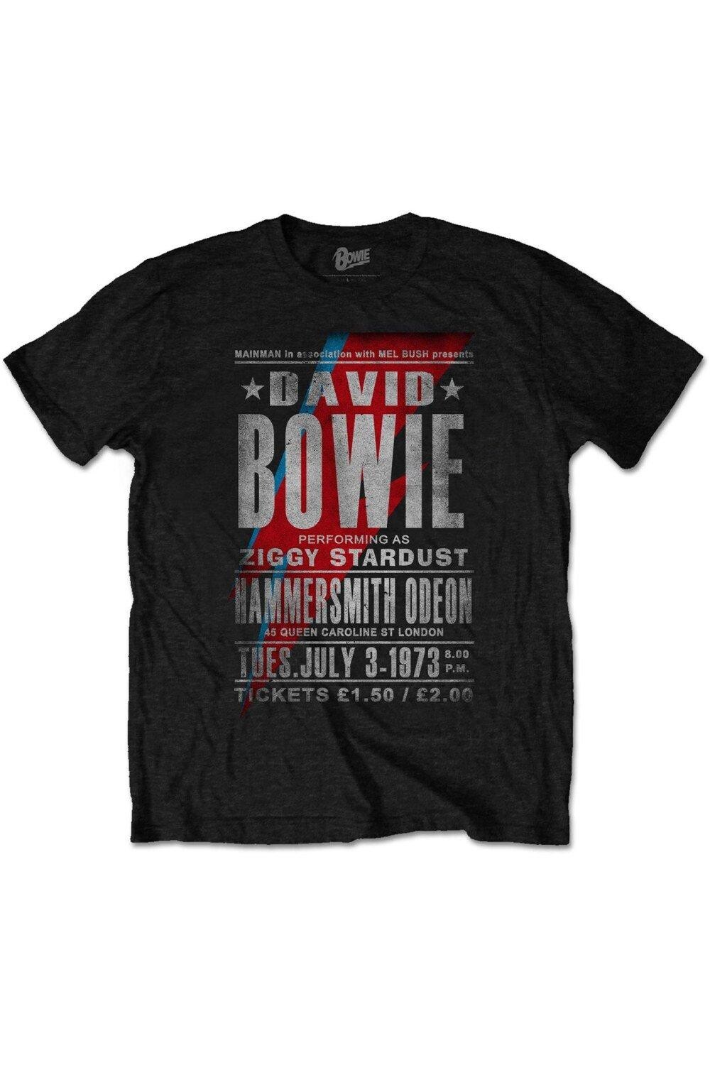 

Футболка Hammersmith Odeon David Bowie, черный