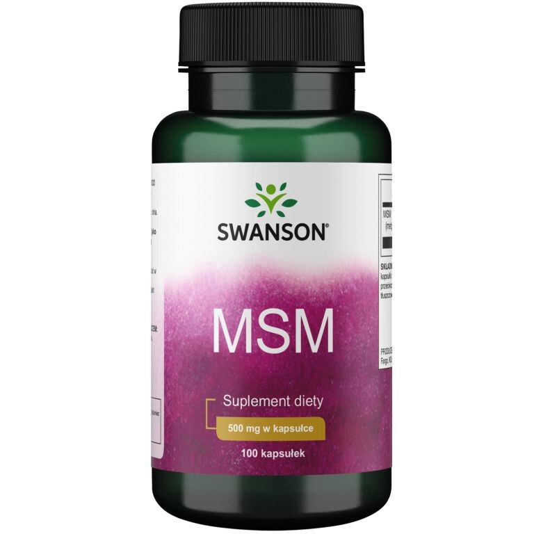

Подготовка волос, кожи и ногтей Swanson MSM, 100 шт