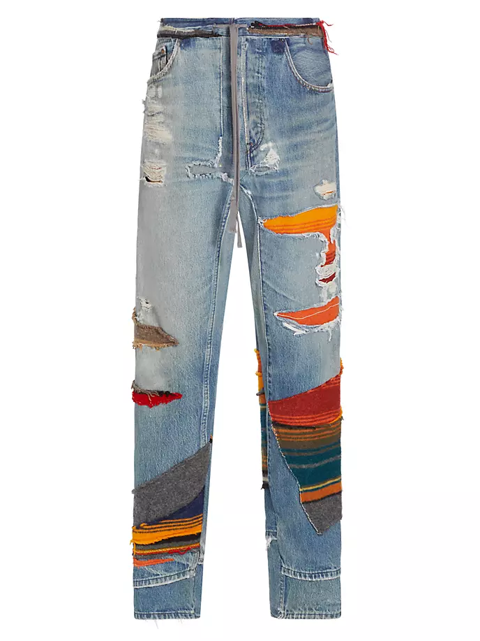 

Джинсы для отдыха Mixed Blanket 34 Greg Lauren, синий