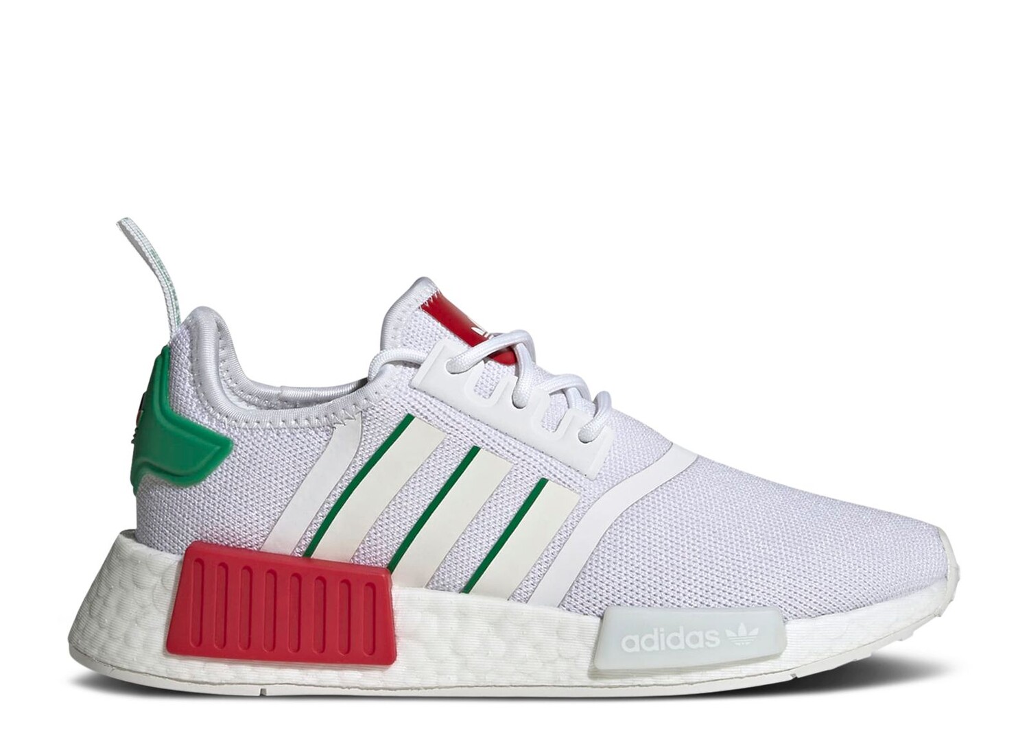 

Кроссовки adidas Nmd_R1 J 'White Green', белый