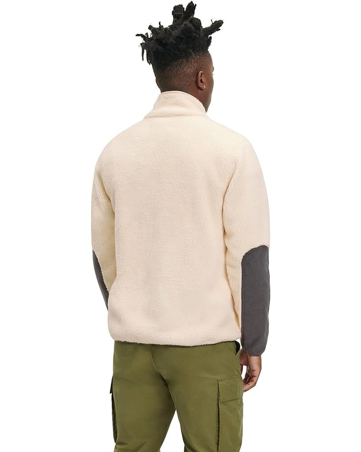 

Куртка UGG Jaydon Sherpa Full Zip Jacket, цвет Cream/Dark Ash