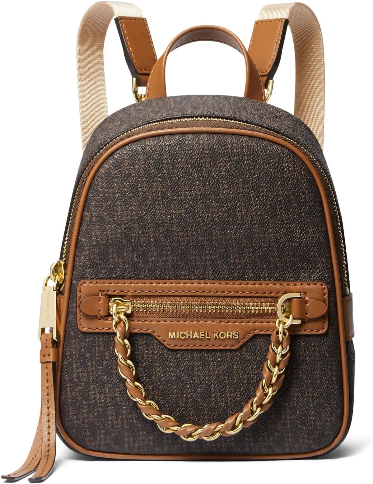 

Рюкзак Elliot Extra Small Convertible Messenger Backpack MICHAEL Michael Kors, цвет Brown/Acorn