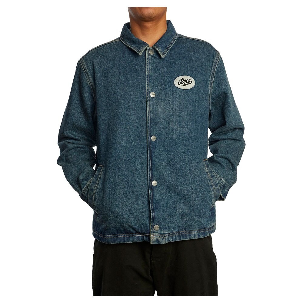 

Куртка Rvca Everett Denim, синий