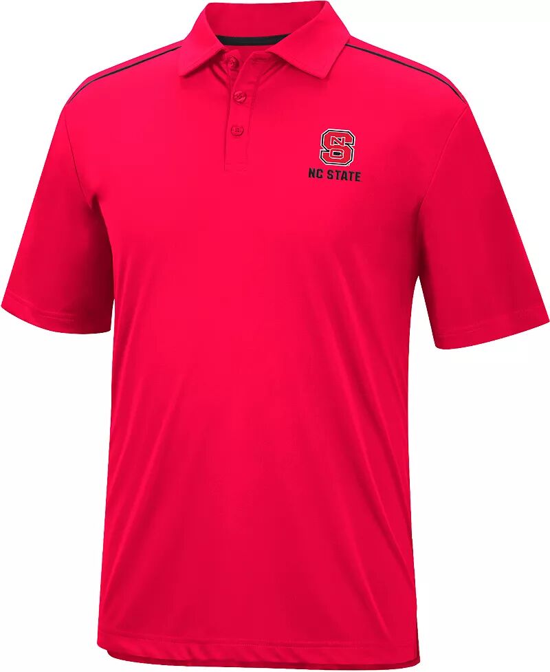 Colosseum Красная мужская футболка-поло NC State Wolfpack
