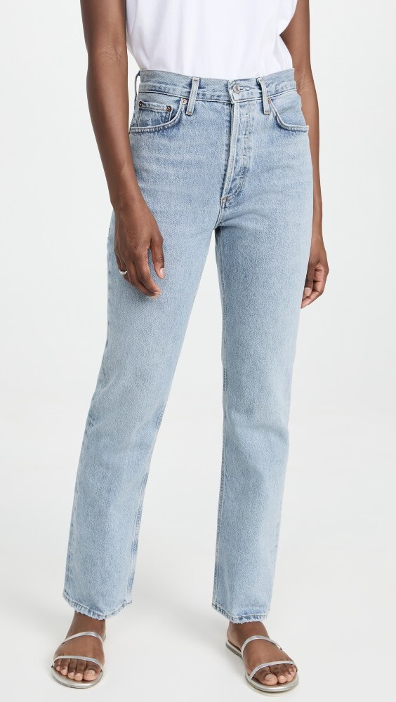 

Джинсы AGOLDE Lana Mid Rise Straight