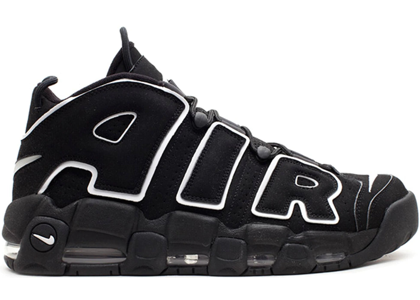 

Кроссовки Nike Air More Uptempo Black White 2010 мужские, черный / белый