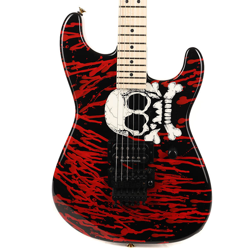 

Электрогитара Charvel Custom Shop Warren DeMartini San Dimas Skull Graphic