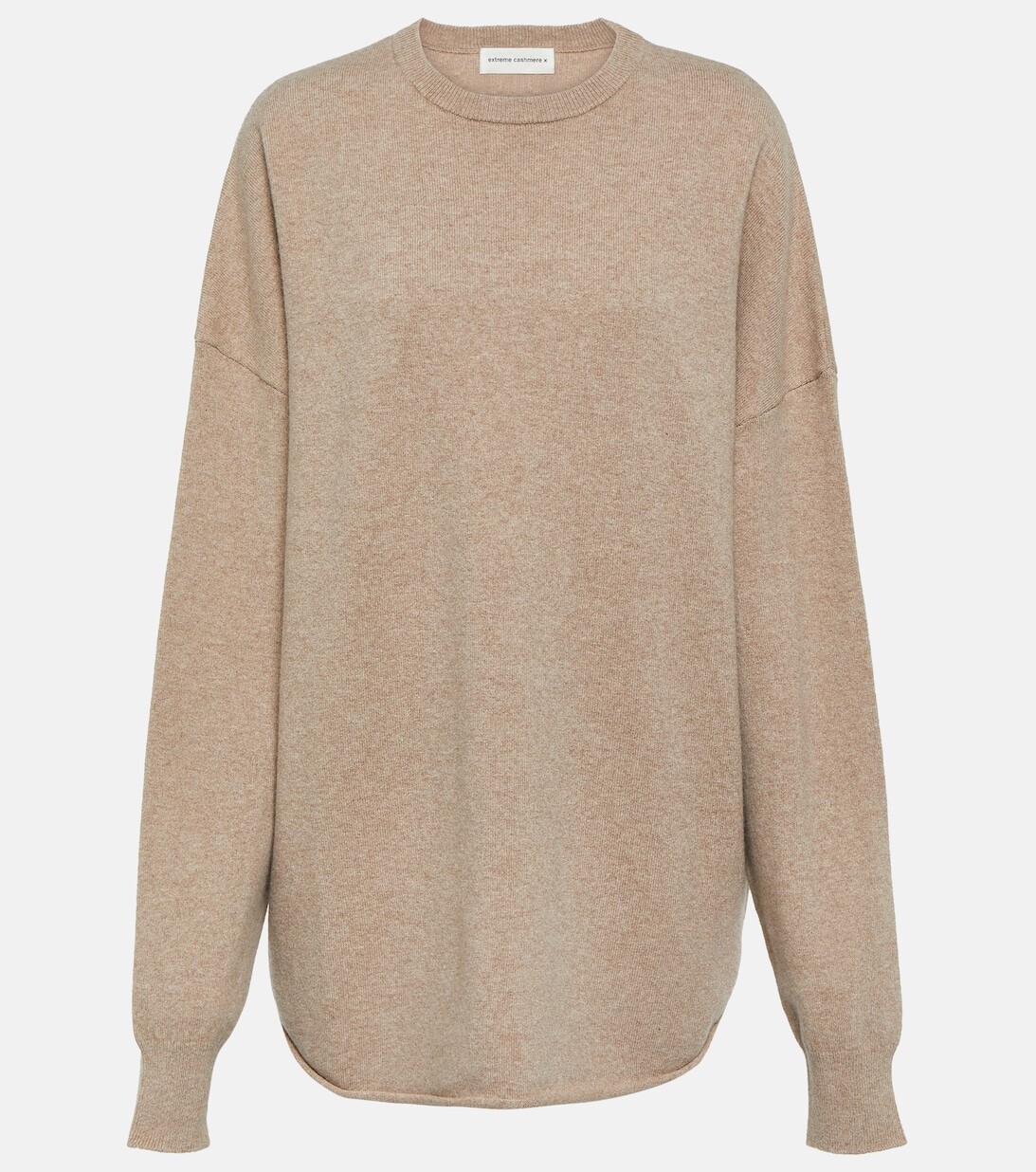 

Свитер N°53 Crew Hop из смесового кашемира EXTREME CASHMERE, бежевый