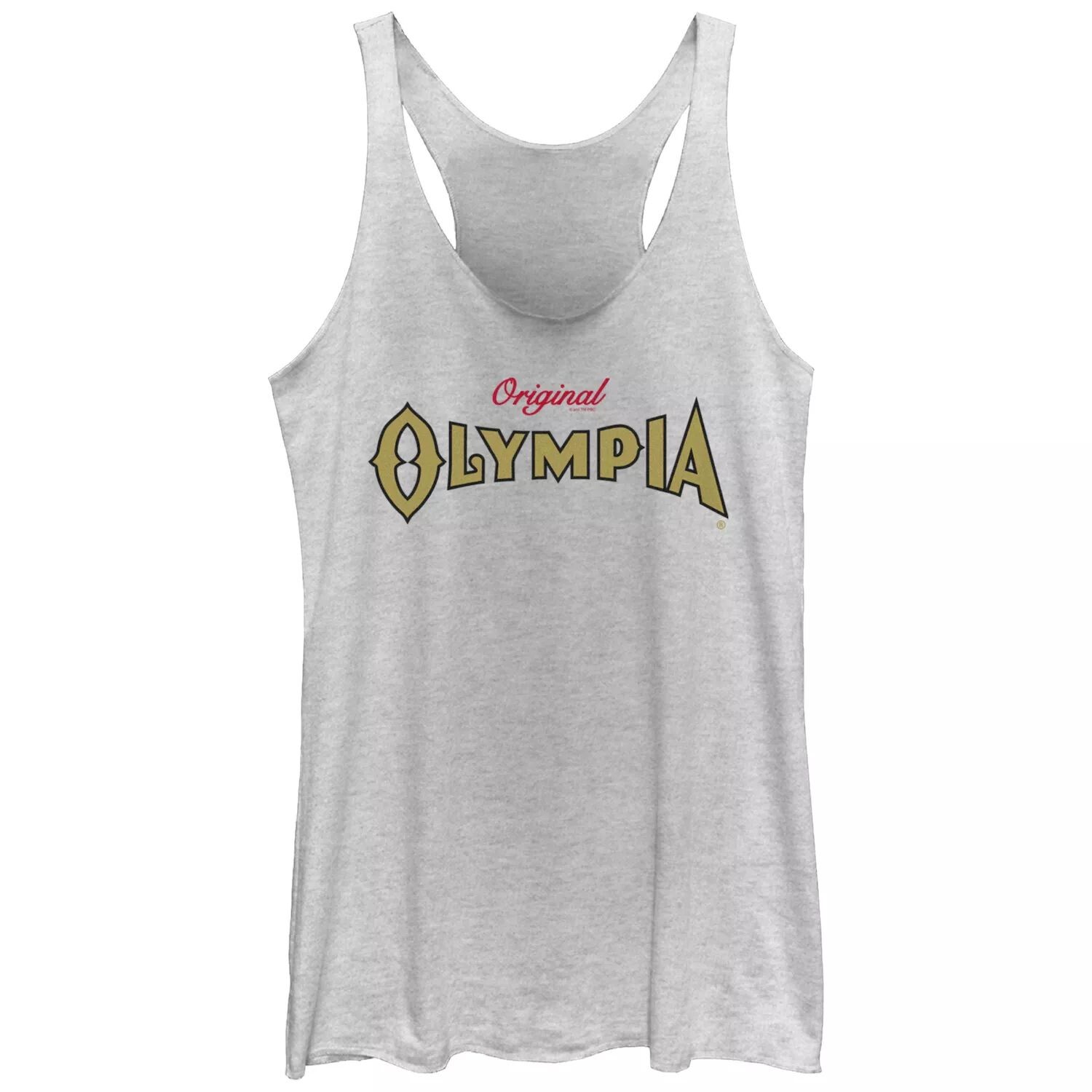 

Майка Tri-Blend Racerback с рисунком для юниоров Original Olympia Logo Licensed Character