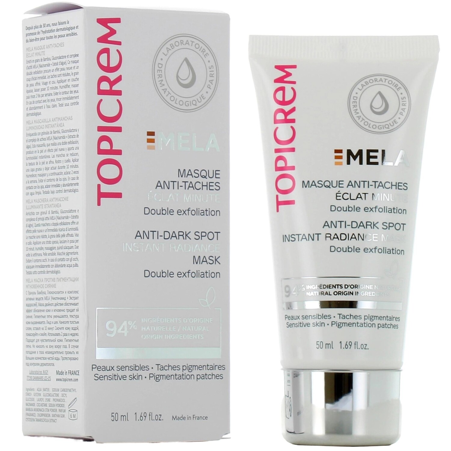 

Topicrem Mela Anti-Dark Spot Instant Radiance Mask 50 мл