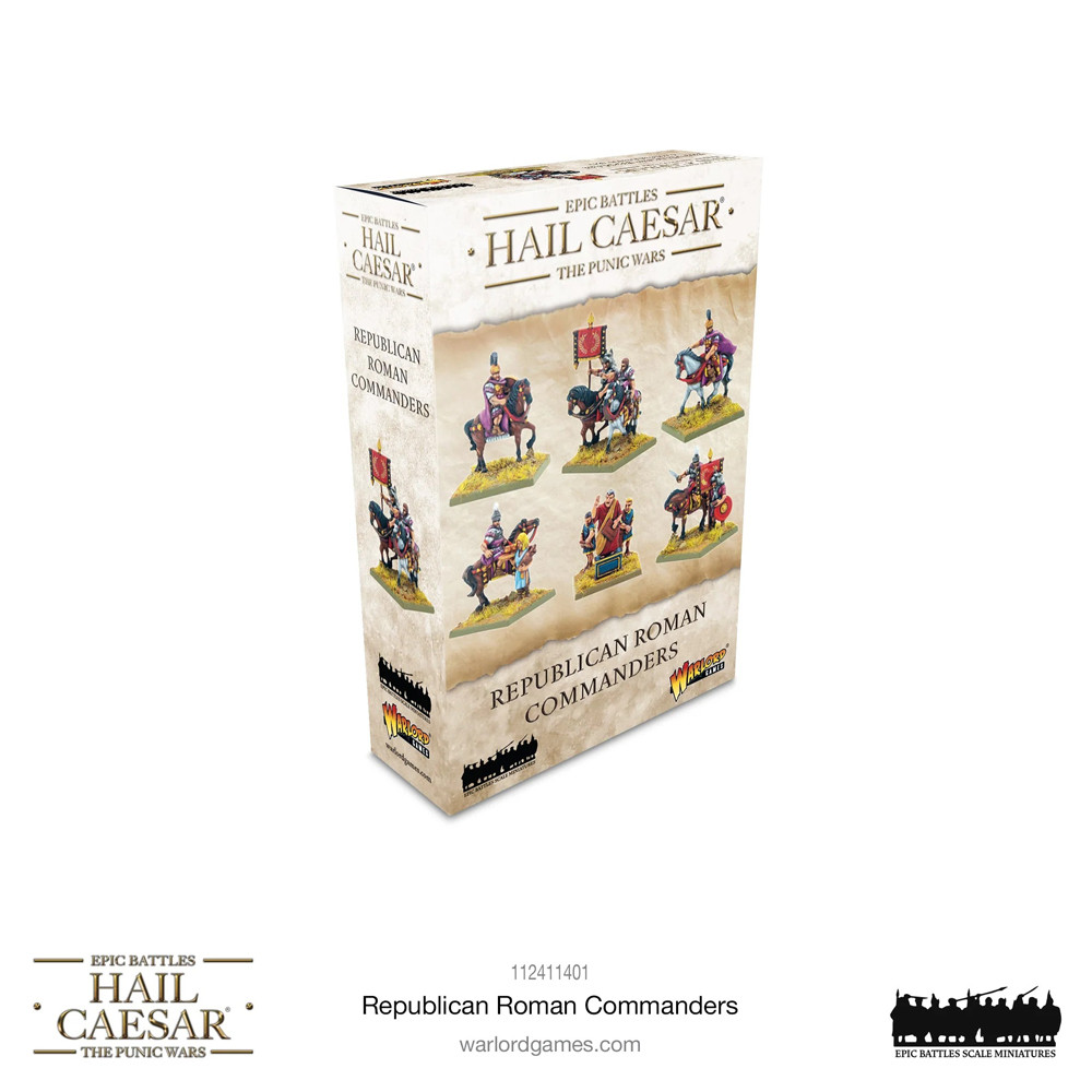 

Миниатюра Warlord Games Hail Caesar Epic Battles: Republican Roman Commanders