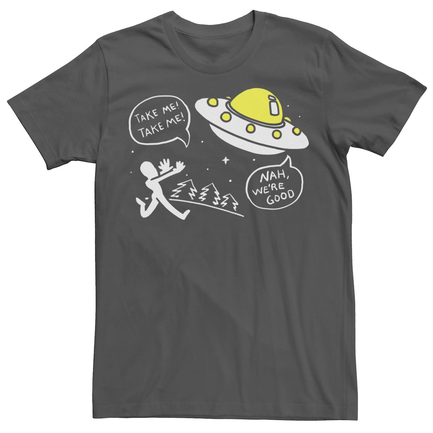 Мужская футболка с изображением инопланетянина Licensed Character