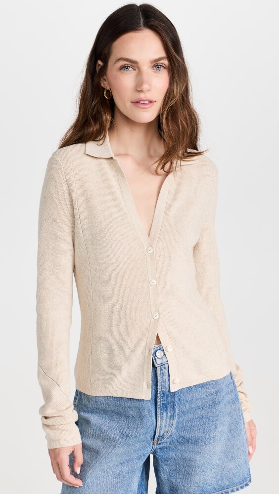 

Кардиган Rag & Bone Dina Button Up, бежевый
