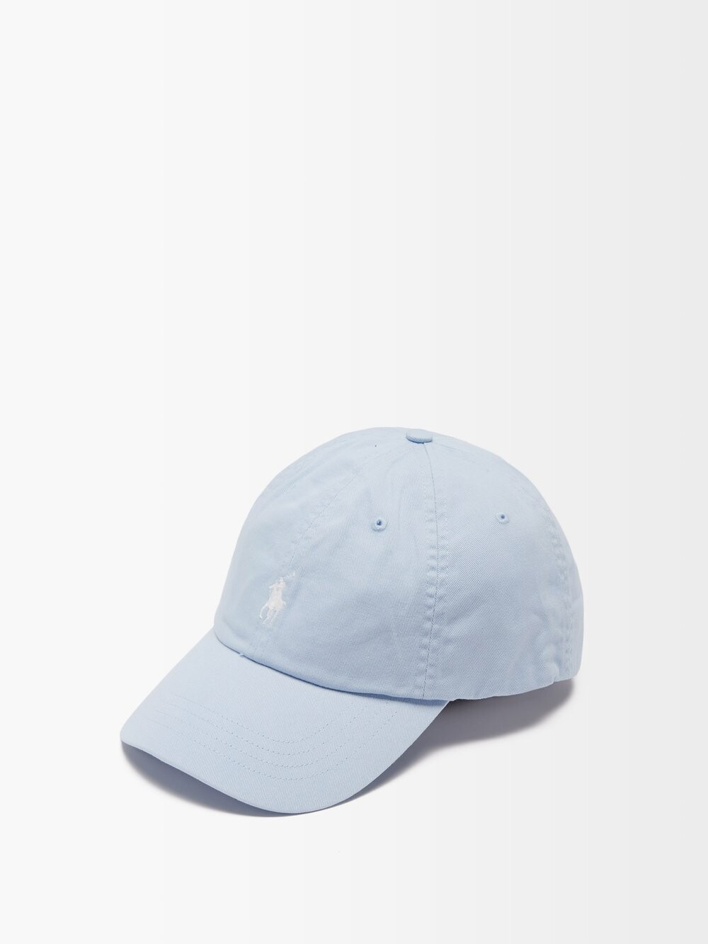 

Бейсболка из хлопкового твила с вышитым логотипом Polo Ralph Lauren, синий