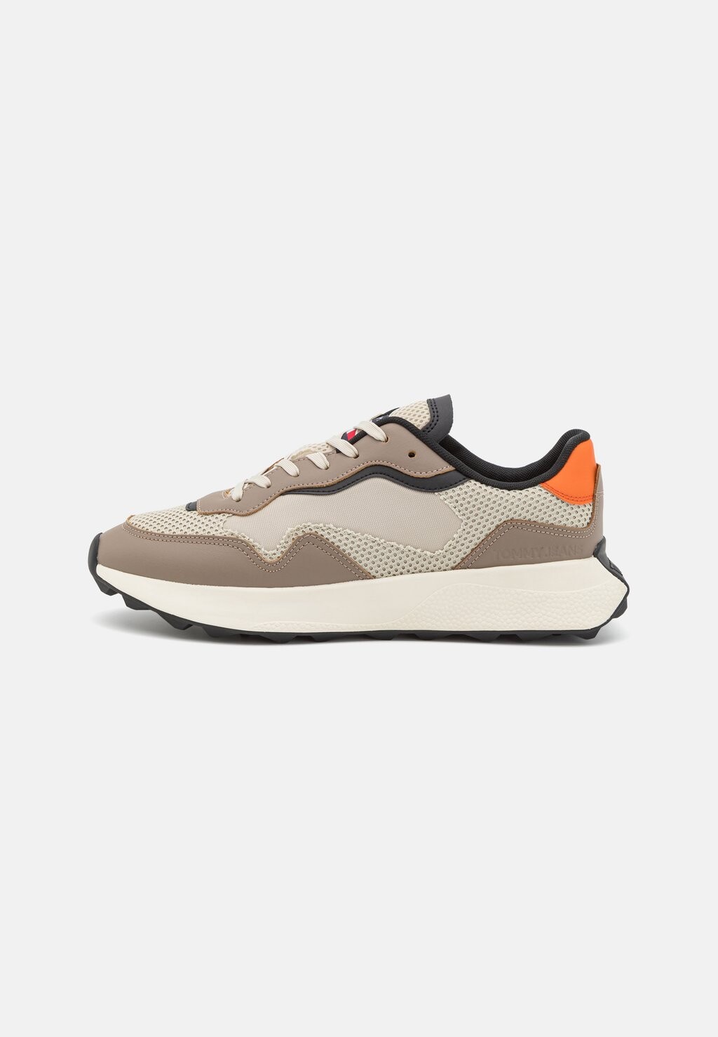 

Кроссовки Tommy Jeans Runner, бежевый/синий/оранжевый