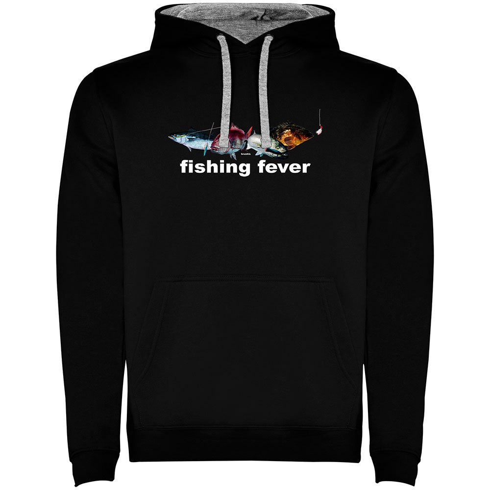 Худи Kruskis Fishing Fever Two-Colour, черный