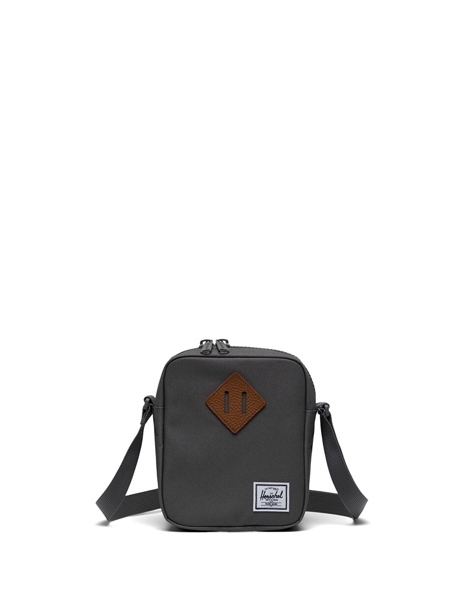 

Серая сумка через плечо унисекс на молнии Herschel, серый