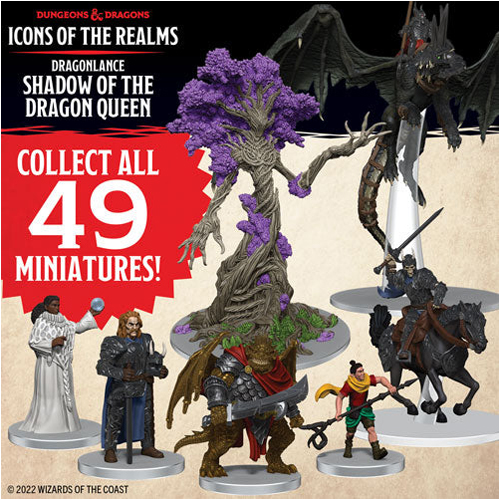Фигурки D&D Icons Of The Realms Miniatures (Set 25): Dragonlance Booster Pack Wizards of the Coast