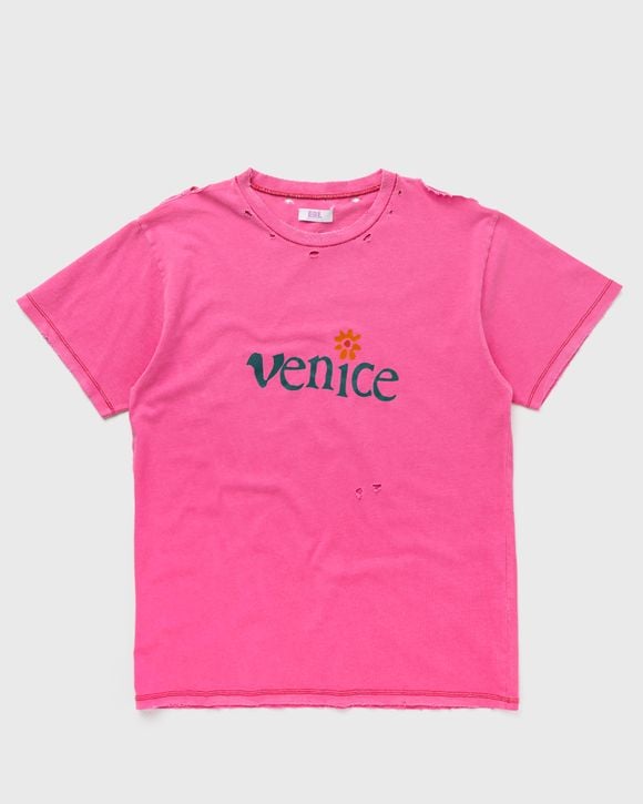 

Футболка Erl Venice Tee Knit, розовый