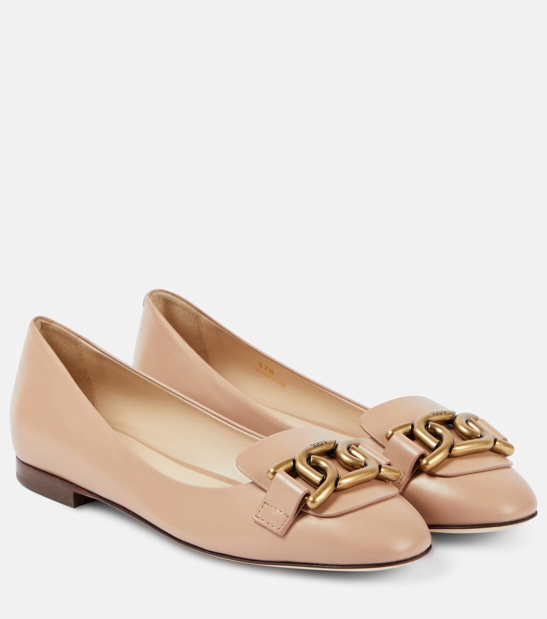 

Кожаные балетки kate Tod'S, розовый