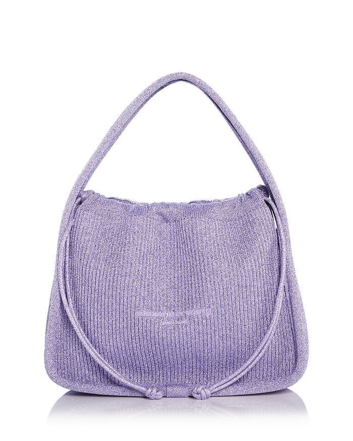 

Металлизированная вязаная сумка Ryan с кулиской Alexander Wang