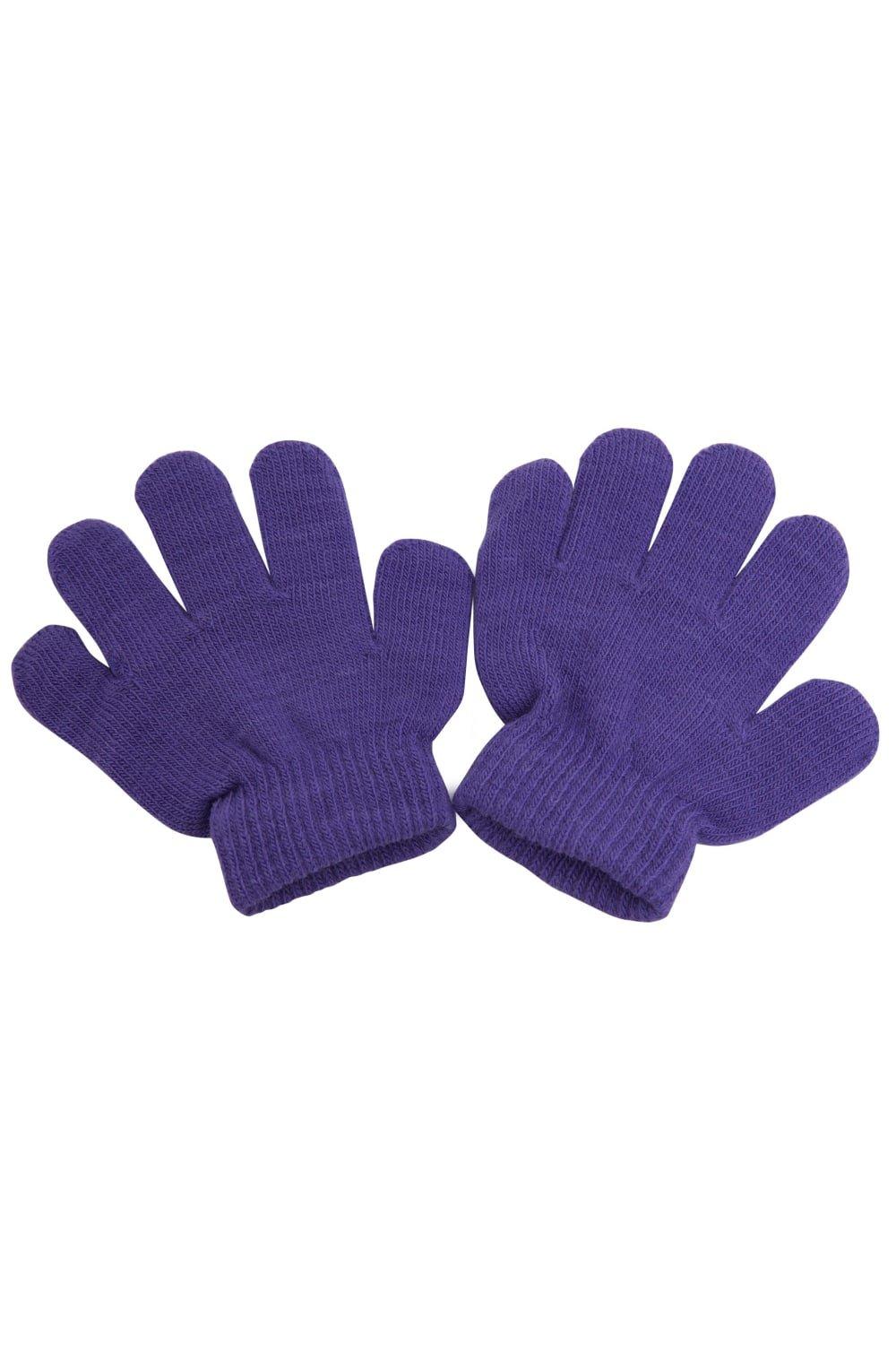 Зимние волшебные перчатки Universal Textiles, фиолетовый распродажа термовязаные зимние перчатки universal textiles серый