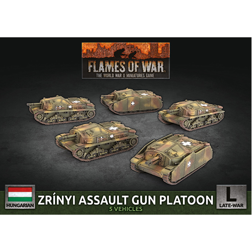 

Фигурки Zrinyi Assault Gun Platoon (Plastic)