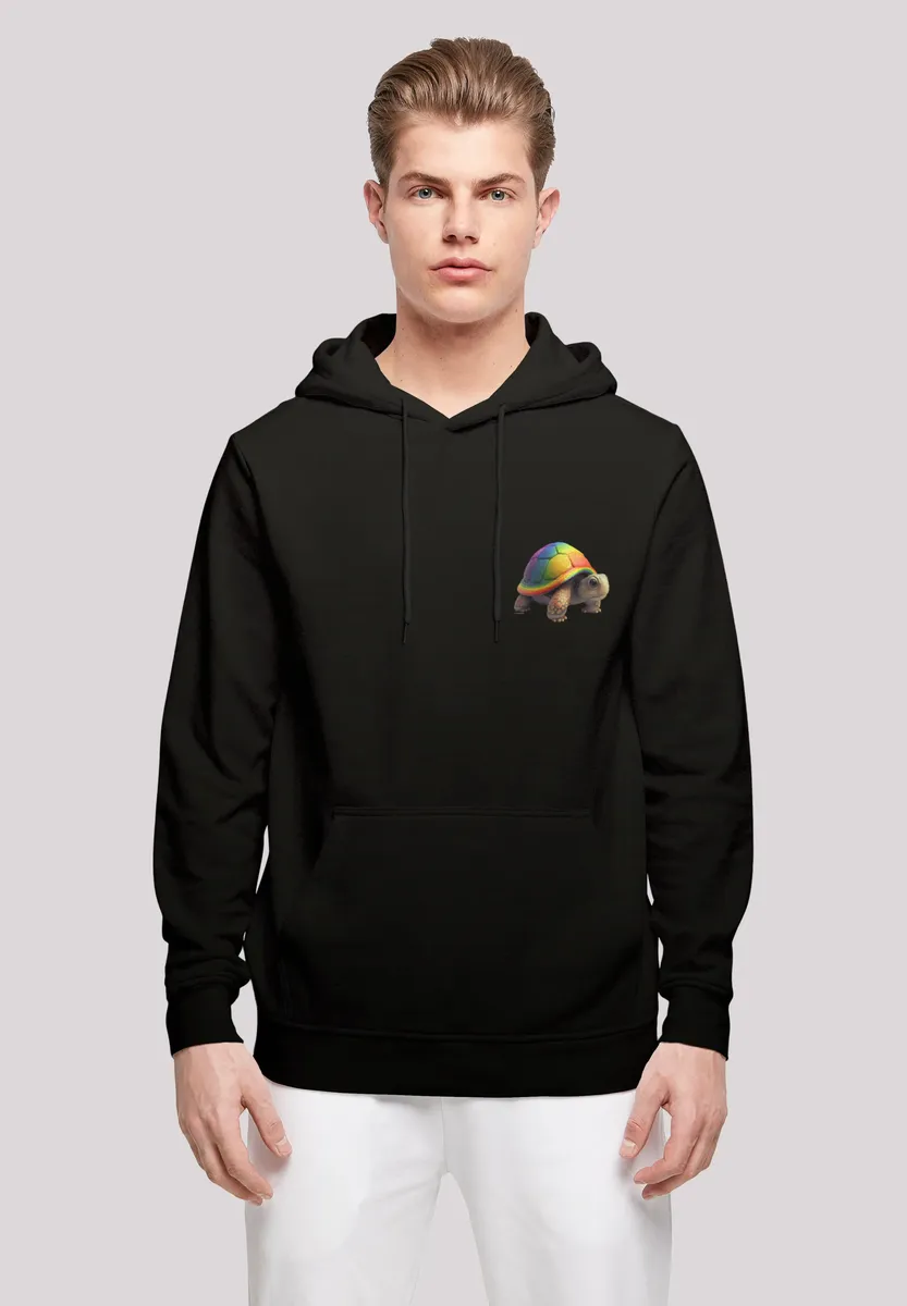 

Толстовка F4NT4STIC "Rainbow Turtle HOODIE UNISEX", принт, черный