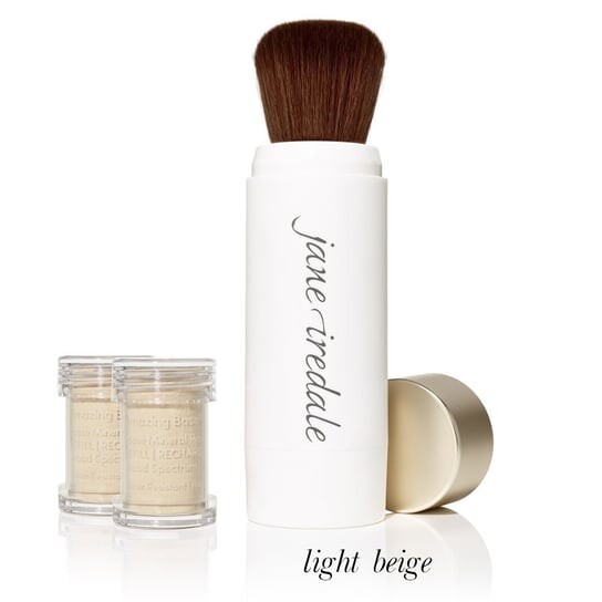 

Многоразовая кисть Amazing Base, рассыпчатая пудра, SPF 20, светло-бежевый Jane Iredale