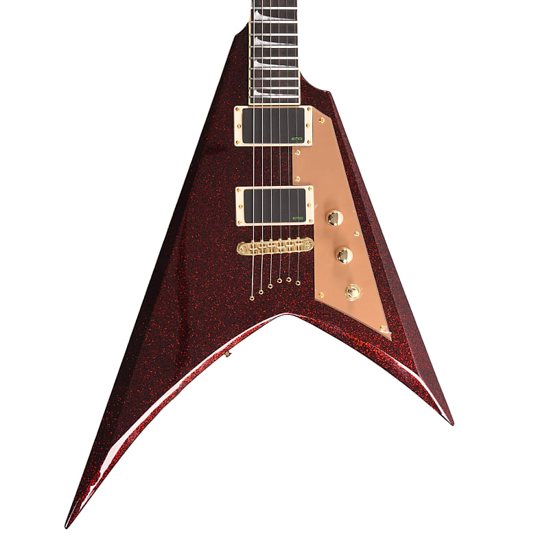 Электрогитара ESP LTD KH-V Kirk Hammett Red Sparkle