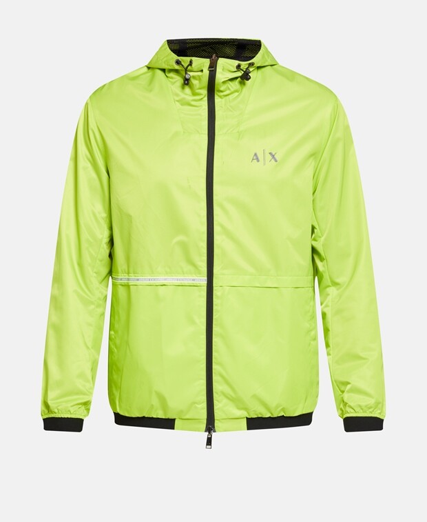 

Куртка с капюшоном Armani Exchange, зеленое яблоко