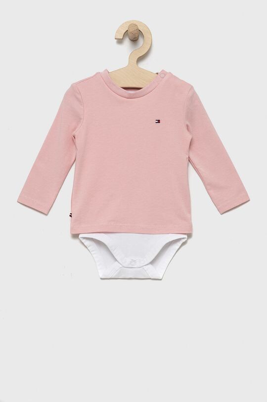 

Детское боди Tommy Hilfiger, розовый