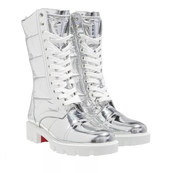 

Сапоги pavleta flat boots Christian Louboutin, серебряный