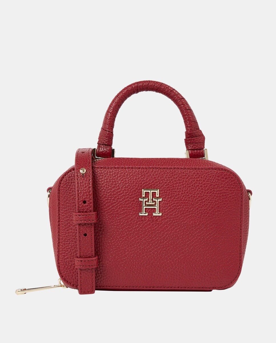 

Мини-бордовая сумочка на молнии Tommy Hilfiger, бордо