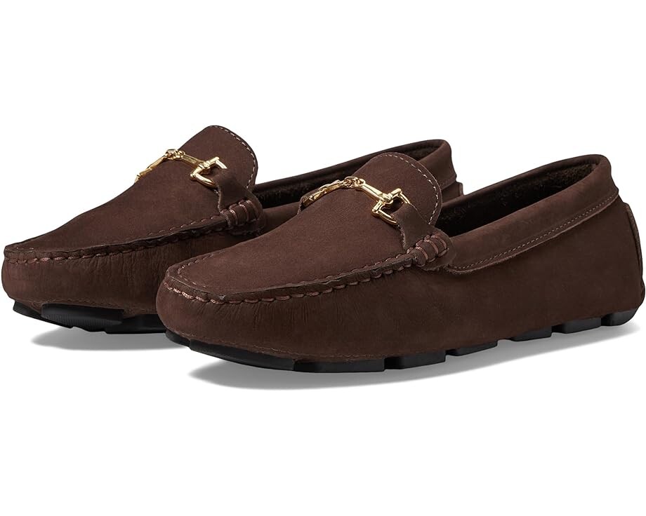 

Лоферы Massimo Matteo Driver with Polished Bit, цвет Cafe Nubuck