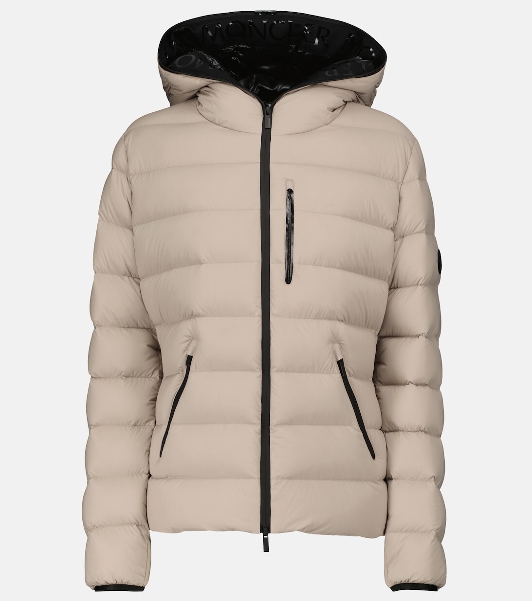 

Пуховик Herbe Moncler, бежевый