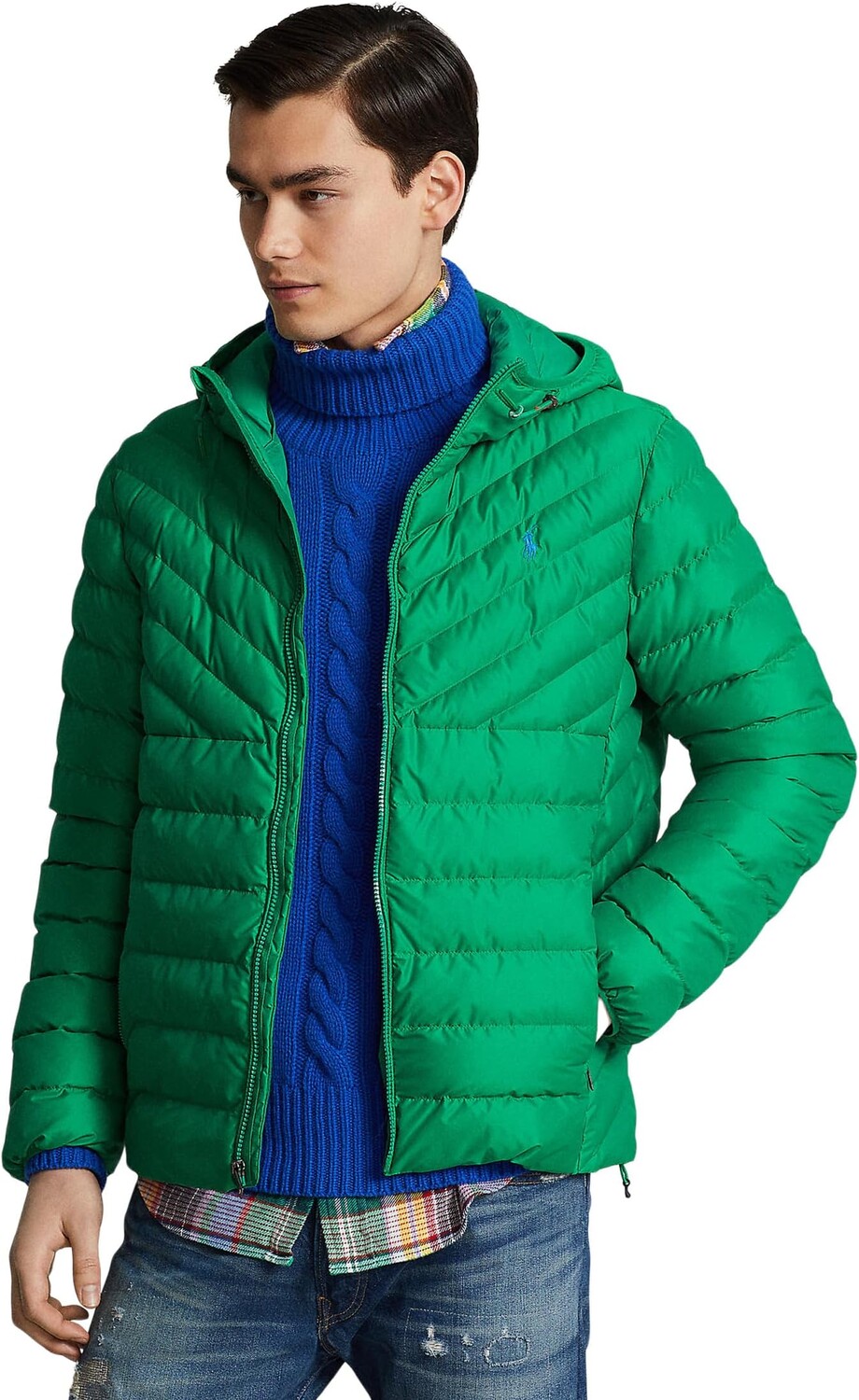 

Складная водоотталкивающая куртка Polo Ralph Lauren, цвет Billiard