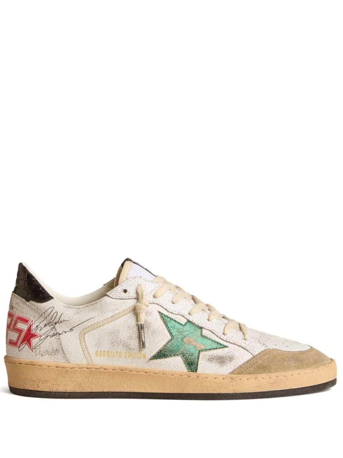 

Golden Goose низкие кеды Ballstar, белый