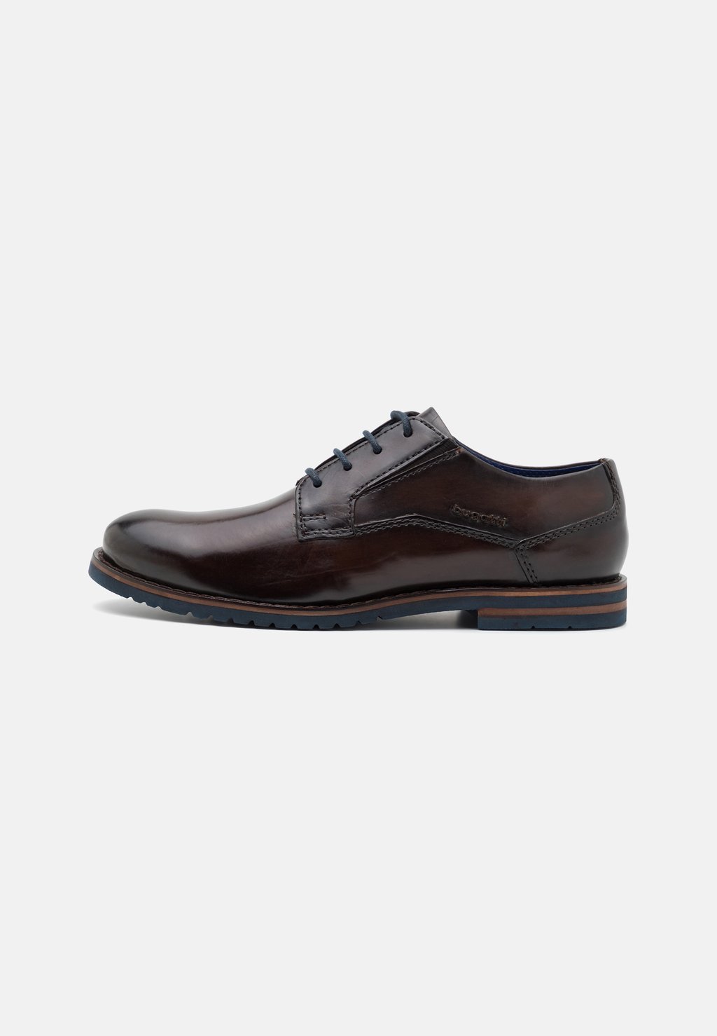 Элегантные туфли на шнуровке Caleo Exko bugatti, коричневый