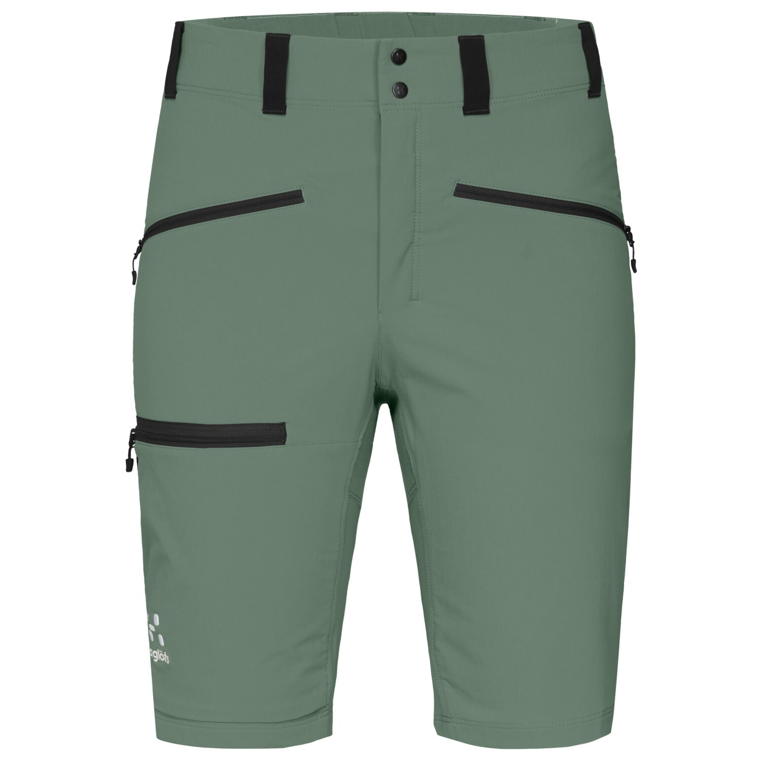 

Шорты Haglöfs Women's Mid Slim, цвет Fjell Green/True Black, Серый