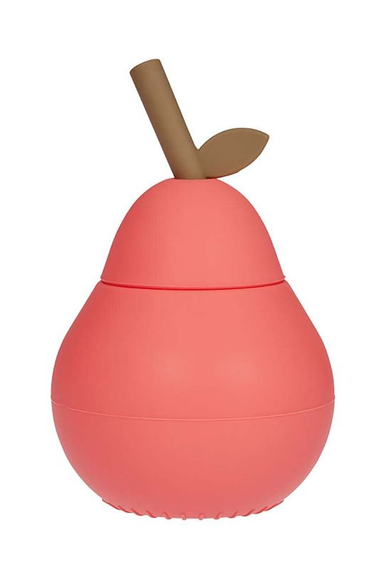 Кружка с крышкой Pear Cup OYOY, красный кружка титановая с крышкой 420мм походная туристическая