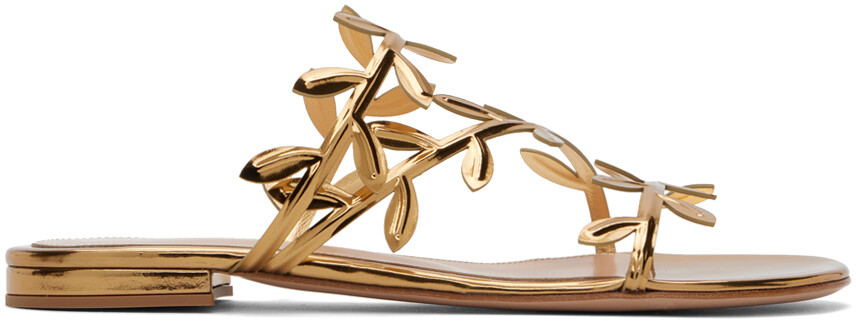 

Золотые сандалии Flavia 05 Gianvito Rossi
