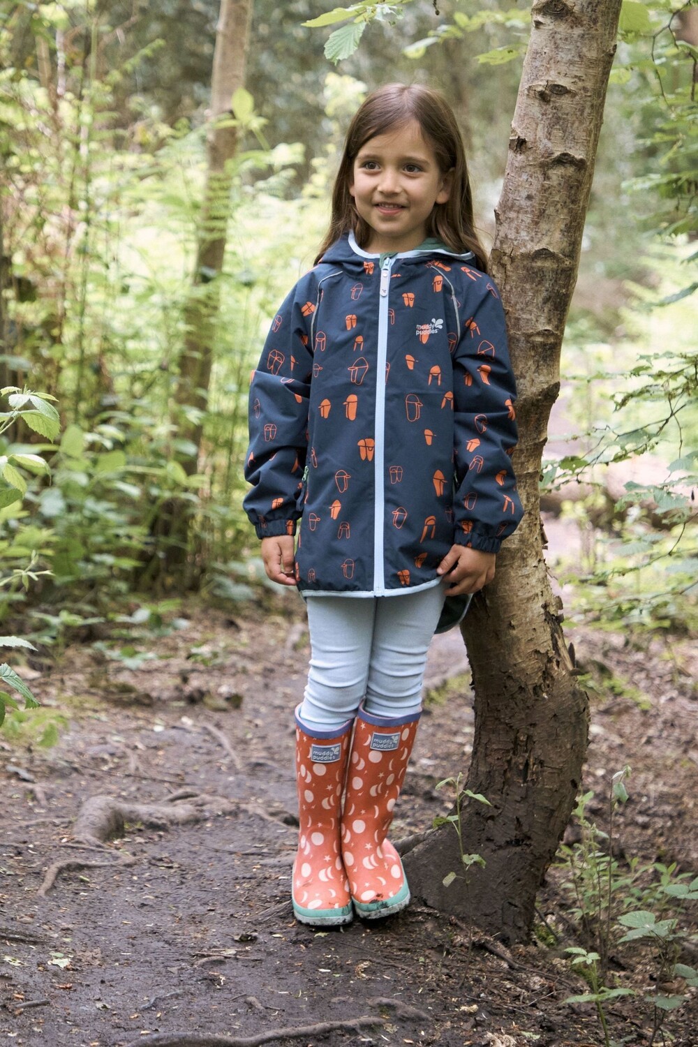

Водонепроницаемая куртка EcoSplash из переработанного материала Muddy Puddles, синий
