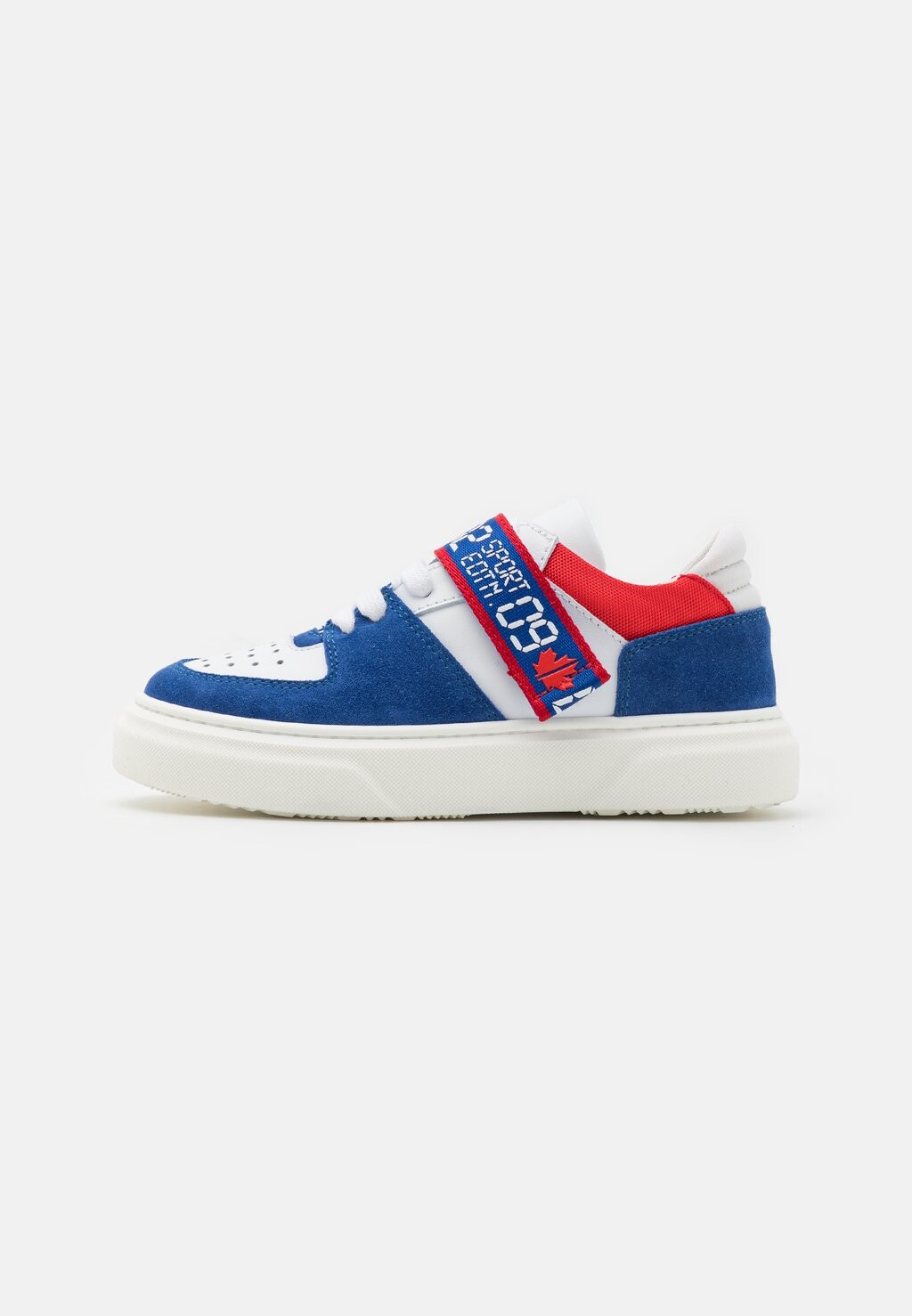 

Низкие кроссовки Unisex Dsquared2, цвет white/navy/red