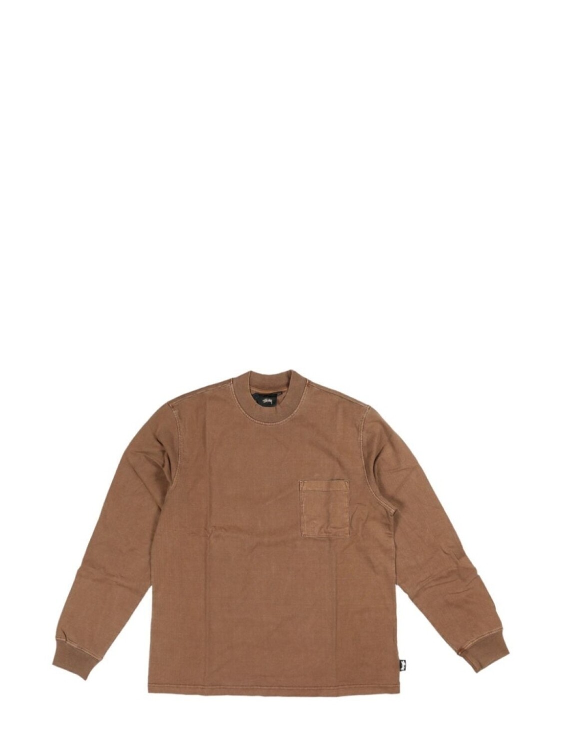 

Stüssy толстовка с накладным карманом, коричневый