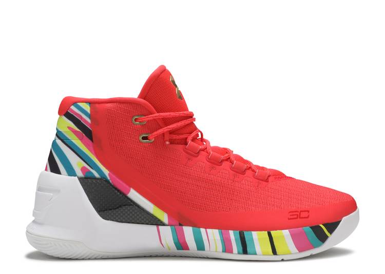 

Кроссовки Under Armour CURRY 3 'CNY', красный