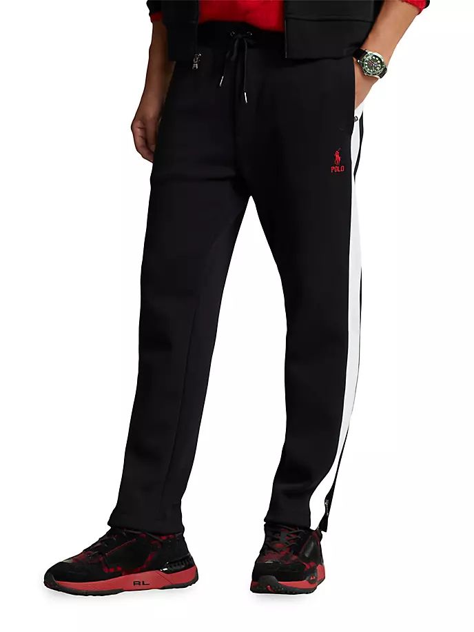 

Вязаные спортивные брюки Polo Ralph Lauren, черный