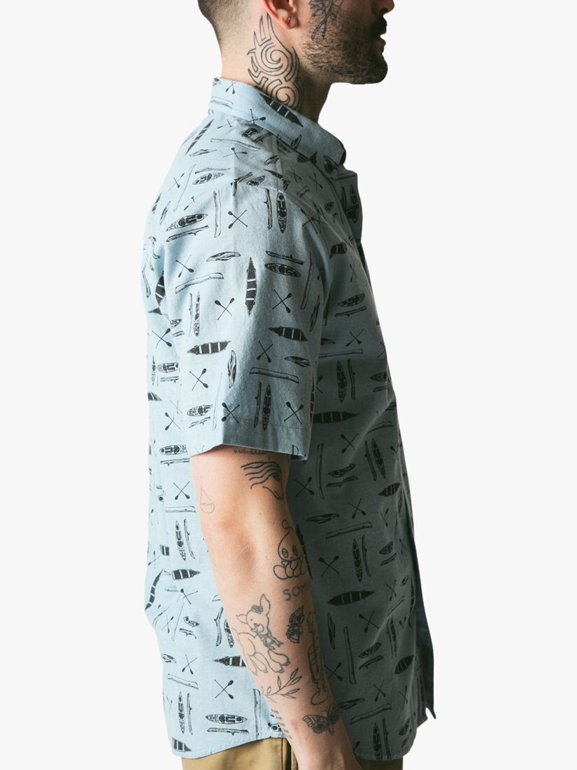 

KAVU Рубашка с короткими рукавами из ткани Juan Chambray