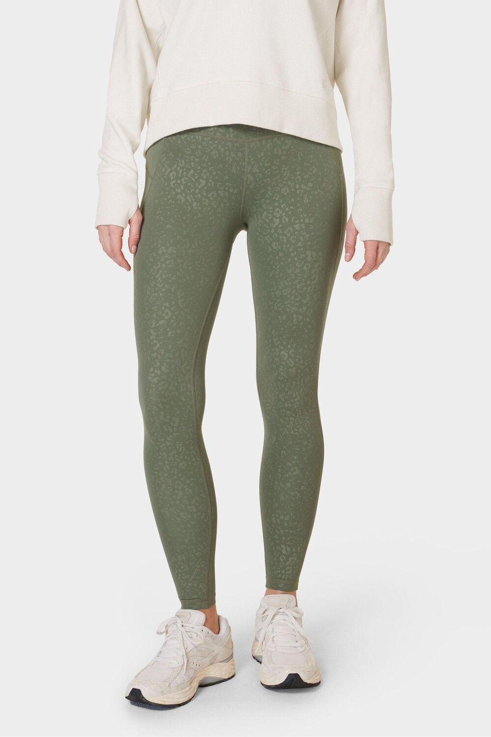 

Леггинсы с тиснением на весь день Sweaty Betty, зеленый